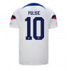 Herren Fußballbekleidung Vereinigte Staaten Christian Pulisic #10 Heimtrikot WM 2022 Kurzarm